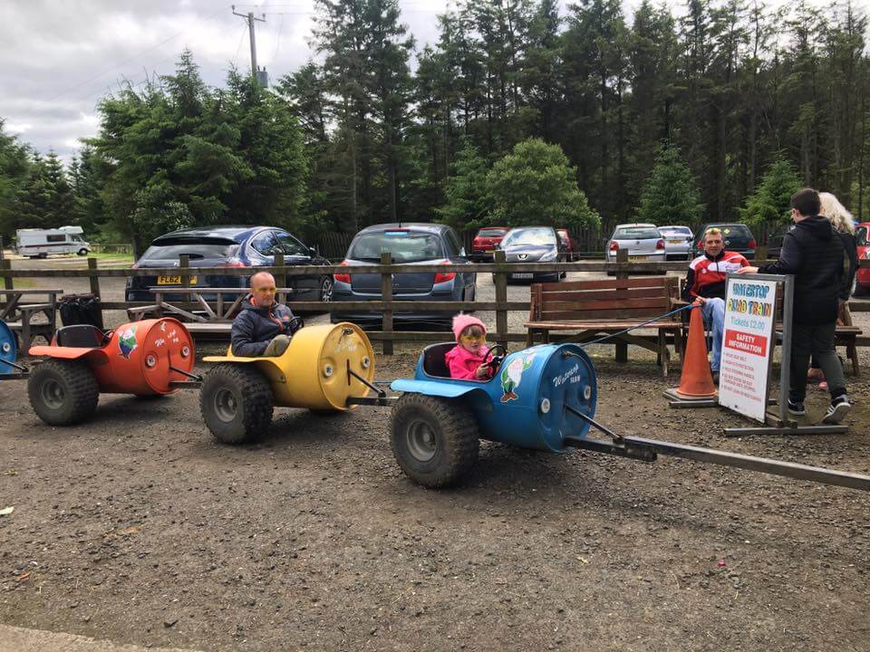 Watertop farm barrel ride