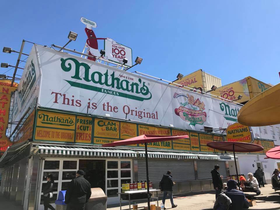 Coney Island Nathans Hot dog
