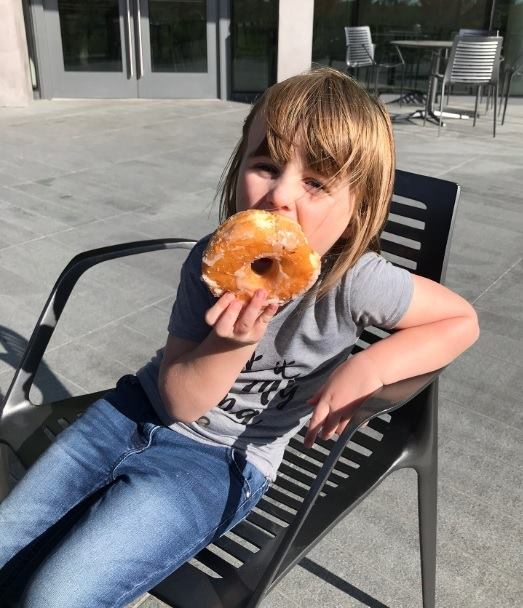 Megan Eating Doughnut