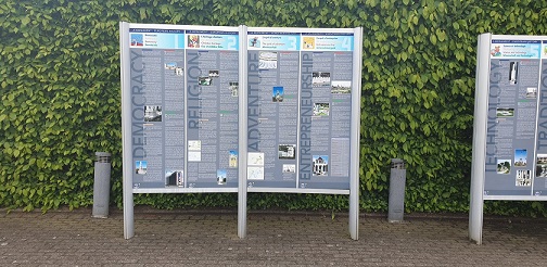 Mini Europe info boards