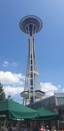 Seattle Space needle from outside