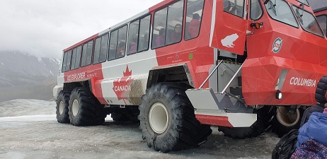 Columbia Icefield transport