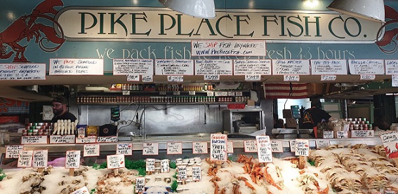 Pike Place Market fish
