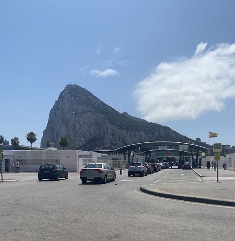 Crossing the Gibraltar – Spain border