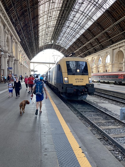 Crossing from Hungary to Romania by Train.