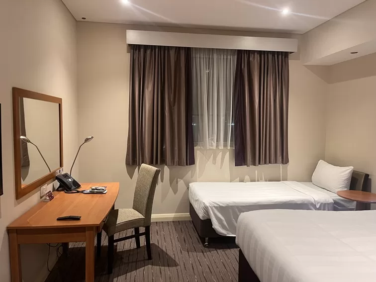 Tidy spacious rooms at Premier Inn, Dubai International Airport. as expected.