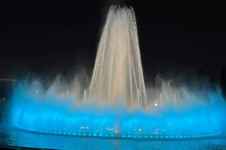 Visiting the magic water circuit in Lima, Peru. - Magic Fountain