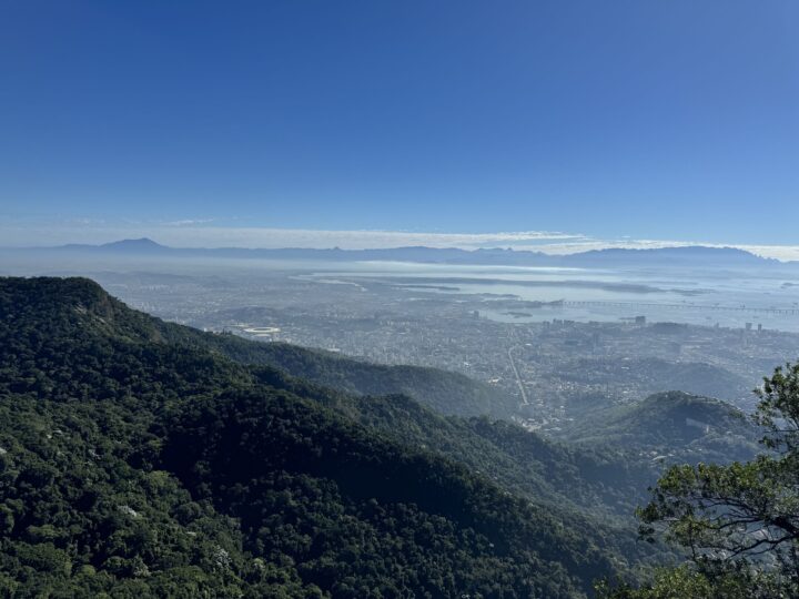 Visiting Christ the Redeemer, Rio de Janeiro - view