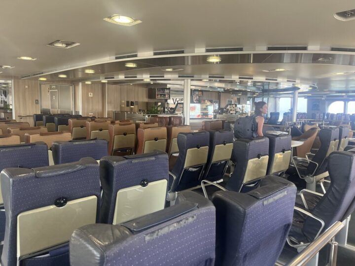 Catania to Valletta ferry - seats