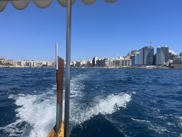 Leaving Sliema behind